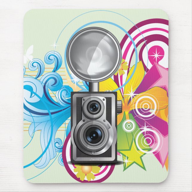 Box Camera Mouse Mat (Front)
