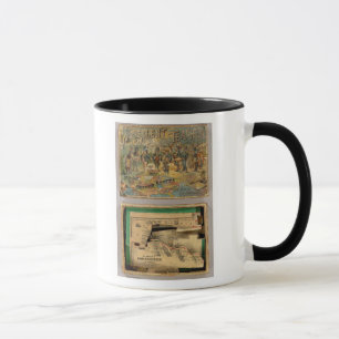 Box Dissected map, United States Mug