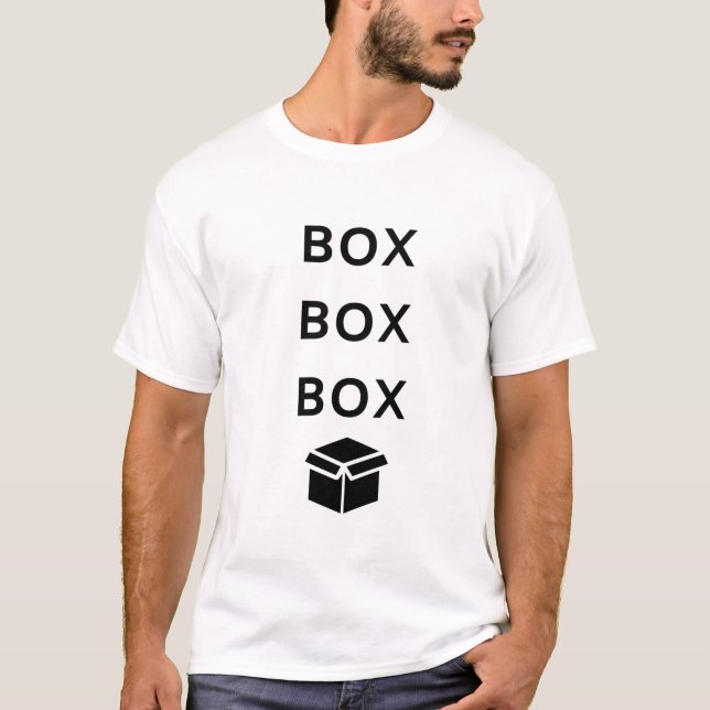 Box f1 funny  T-Shirt (Front)