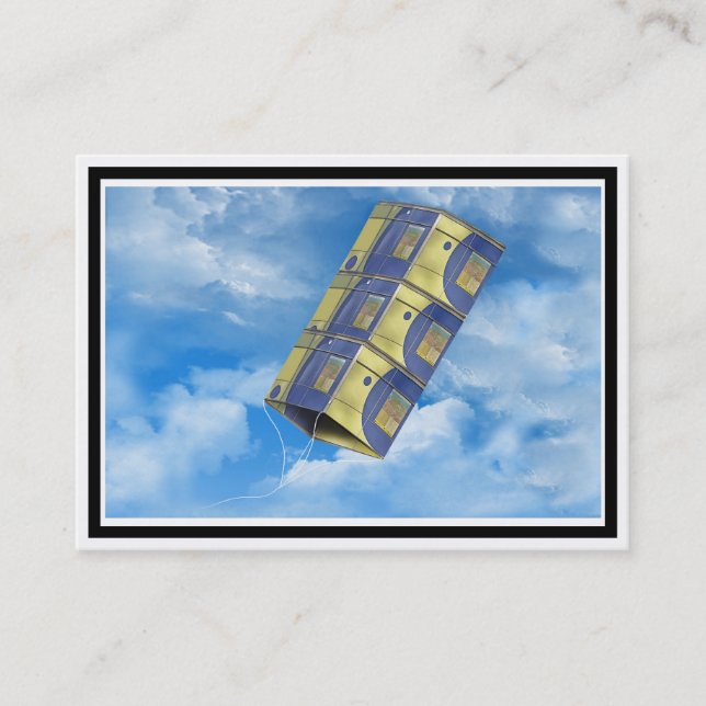 Box Kite in the Sky Business Card (Front)