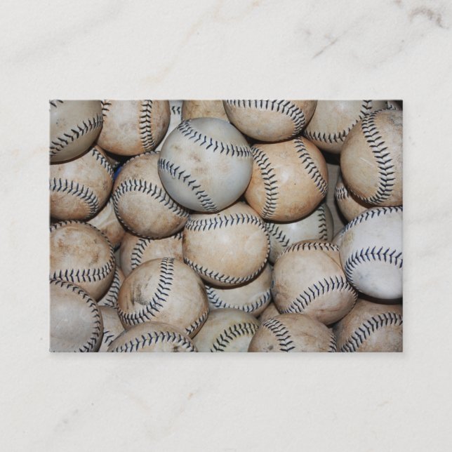 Box of Baseballs Business Card (Front)