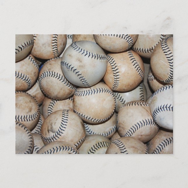 Box of Baseballs Postcard (Front)