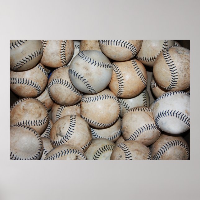 Box of Baseballs Poster (Front)