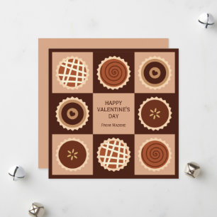 Box of Chocolates Classroom Valentine Holiday Card