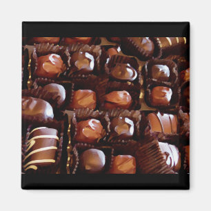 Box of Chocolates, Tempting Chocolate Candy Magnet
