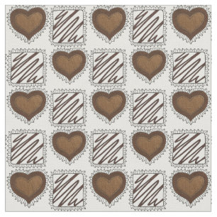 Box of Chocolates Valentine's Day Chocolate Candy Fabric