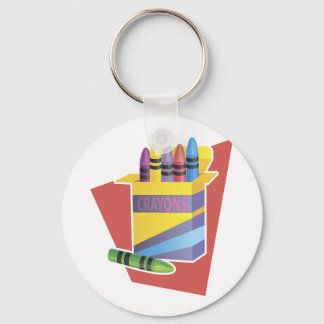 Box Of Crayons Key Ring