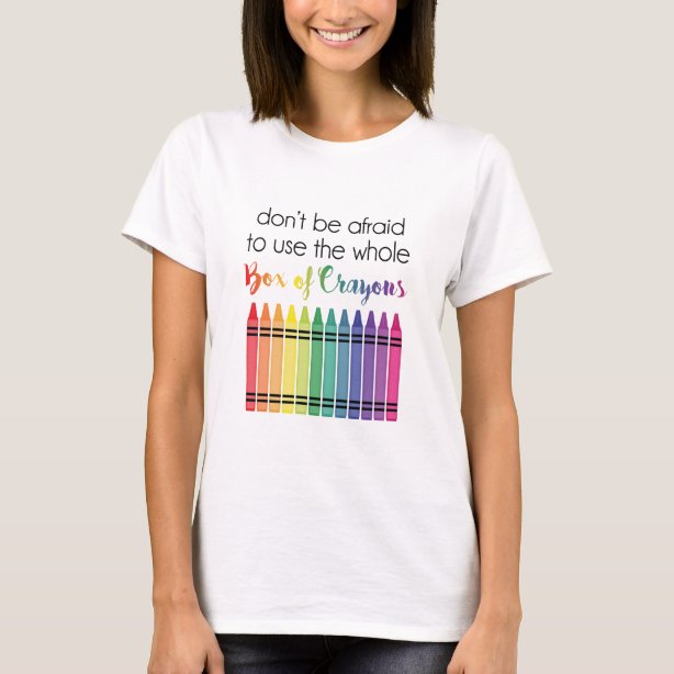 Crayon TShirts & Shirt Designs Zazzle UK