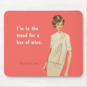 box of wine mouse mat