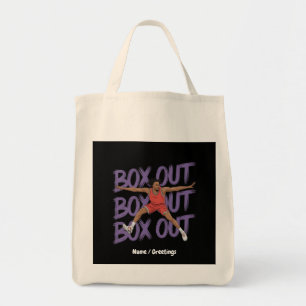 Box Out Box Out Box Out: Creative And Funny Takes Tote Bag