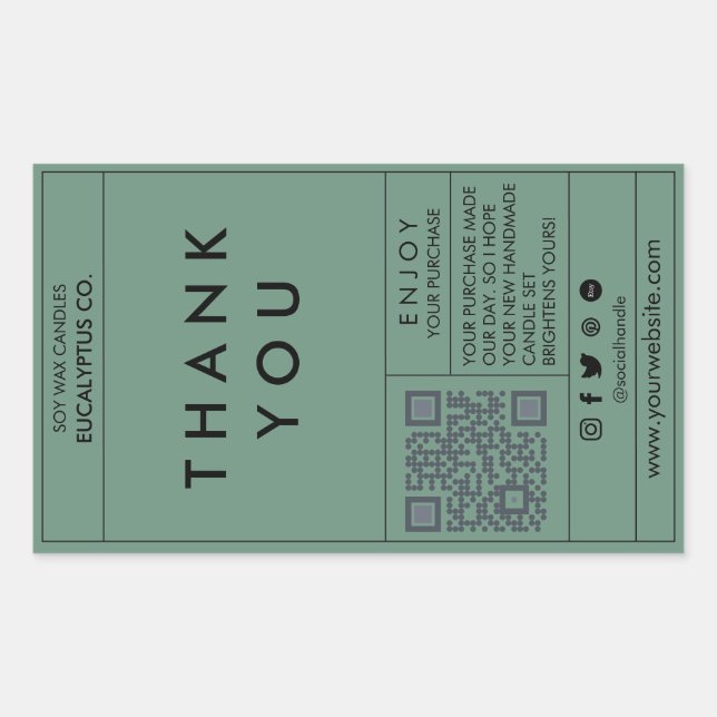 Box Sealing Stickers, Sealing Stickers, Packaging  Rectangular Sticker (Front)