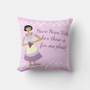Box These Grapes Already! Cushion