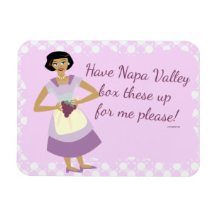 Box These Grapes Already! Magnet