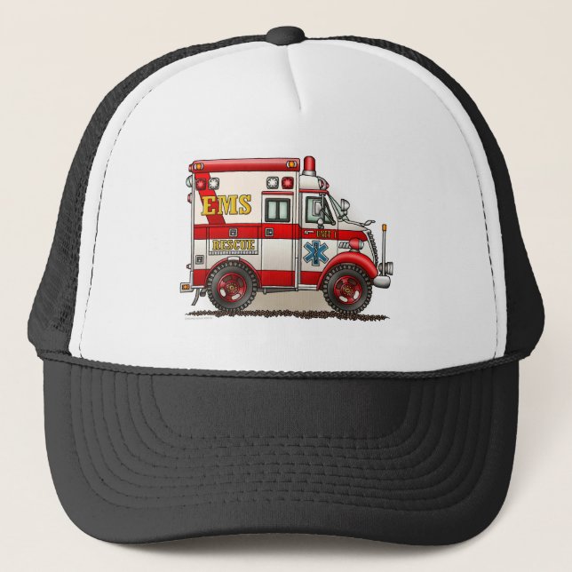 Box Truck Ambulance Hat (Front)