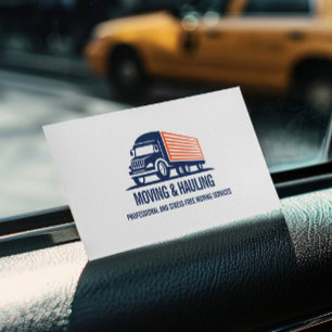 BOX TRUCK MOVING AND HAULING PROFESSIONAL  BUSINESS CARD