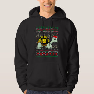 Box Turtle Christmas Ornament Farm Funny Ugly Hoodie