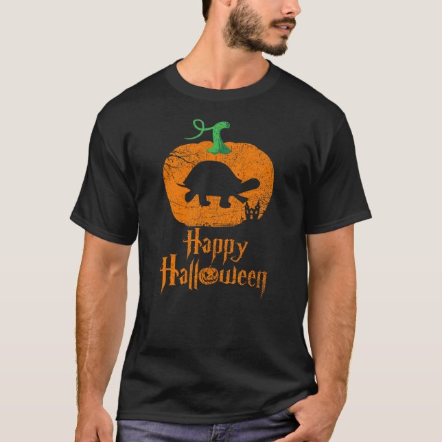 BOX TURTLE Happy Halloween For BOX TURTLE Lovers T-Shirt (Front)