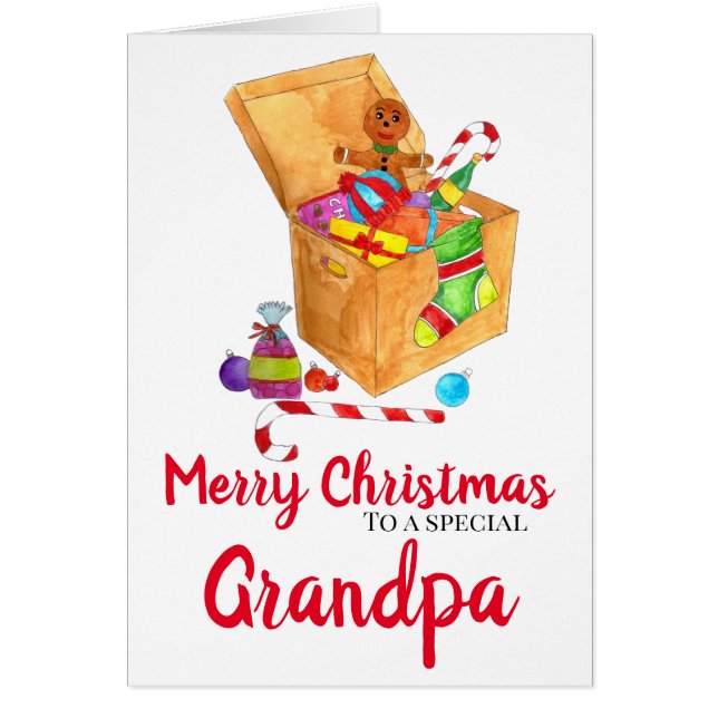 Box with Christmas Gifts Customisable (Front)