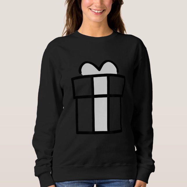 Box With White Bow Sweatshirt (Front)
