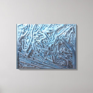 Boxcuttings: Blue Canvas Print