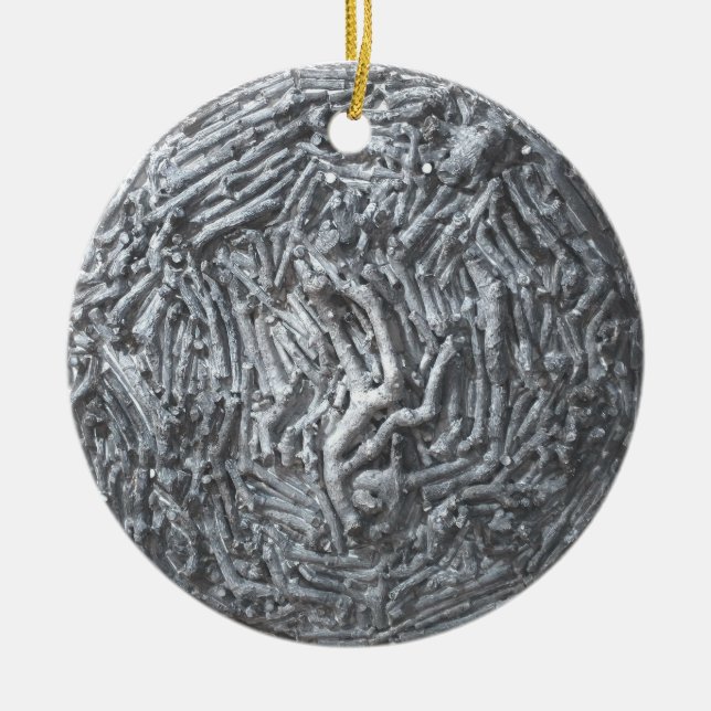 Boxcuttings: Moon Ceramic Tree Decoration (Front)