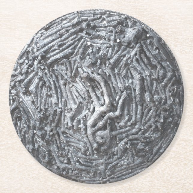 Boxcuttings: Moon Round Paper Coaster (Front)