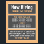 Boxed Text, Job Vacancy Recruitment Advertising Flyer<br><div class="desc">Boxed Text,  Job Vacancy Recruitment Advertising Flyers By The Business Card Store.</div>