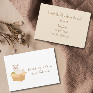 Boxed Up with a New Address! Cat Moving Announcement