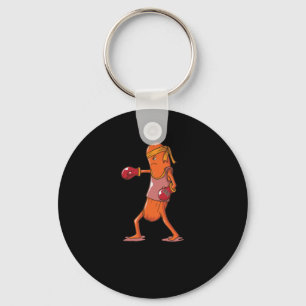 boxende Wurst kämpft in der MMA Key Ring
