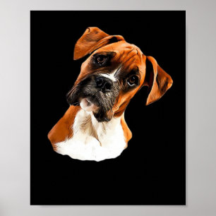 Boxer A Beautiful Boxer Head Tilt Classic T-Shirt Poster