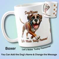 Boxer  - Add Dog's Name, Change Text