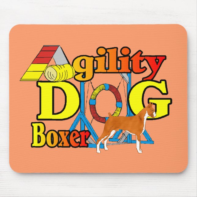 Boxer Agility Mouse Mat (Front)