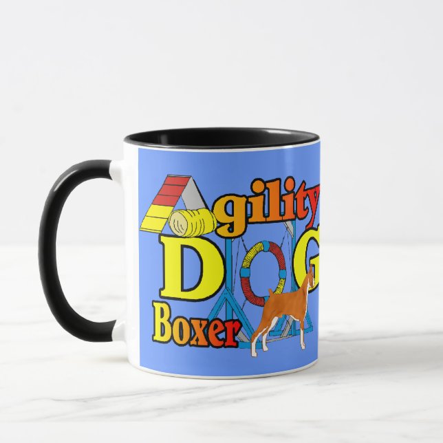 Boxer Agility Mug (Left)