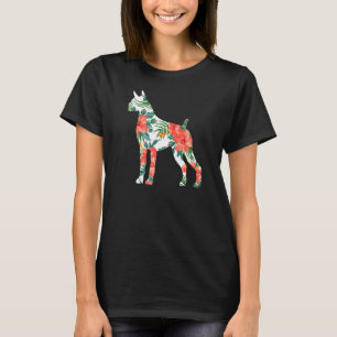 Boxer Aloha Hawaiian Dog T-Shirt