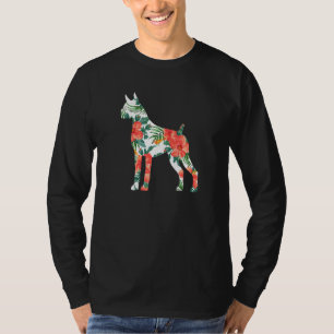 Boxer Aloha Hawaiian Dog T-Shirt