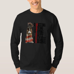 Boxer Amazing Loving Strong Happy Selfless Gracefu T-Shirt