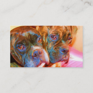 Boxer Art Business Cards