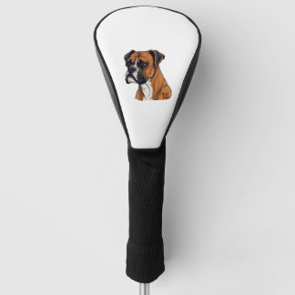 Boxer Bark Designs Punchy Graphic designs Golf Head Cover