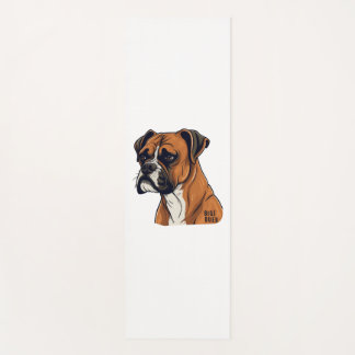 Boxer Bark Designs Punchy Graphic designs Yoga Mat