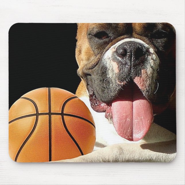 Boxer Basketball mousepad (Front)