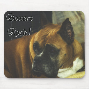 Boxer: Boxers Rock Mouse Mat