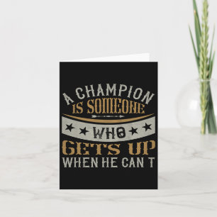 Boxer Boxing Boxing  Card
