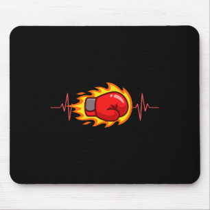 Boxer Boxing Kickboxing Boxing Gloves Boxing Compe Mouse Mat