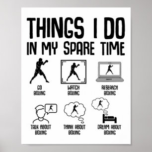 Boxer Boxing Kids Boys Men 1  Poster