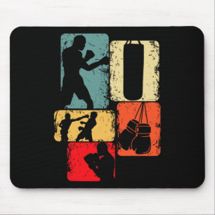 Boxer Boxing Kids Boys Men Mouse Mat