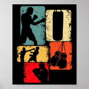 Boxer Boxing Kids Boys Men  Poster