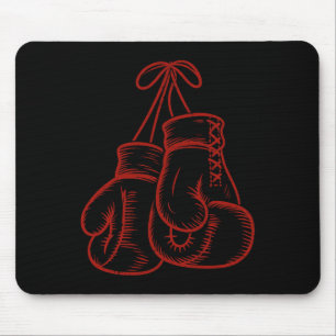 Boxer Boxing Ring Martial Art Sport Kickboxer Trai Mouse Mat