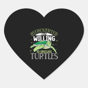 Boxer Boxing Turtle Turtles Sea Ocean Reptile Heart Sticker