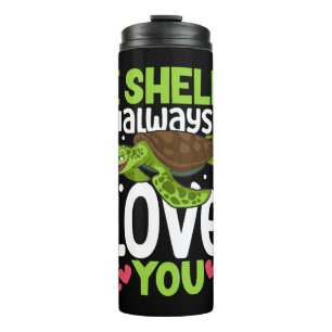 Boxer Boxing Turtle Turtles Sea Ocean Reptile Thermal Tumbler