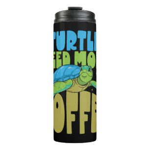 Boxer Boxing Turtle Turtles Sea Ocean Reptile Thermal Tumbler